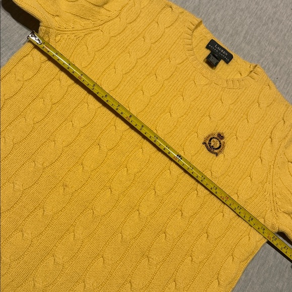 Ralph Lauren Yellow Lambswool Sweater - Picture 6 of 10